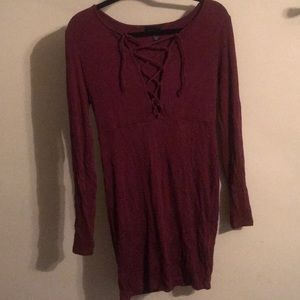 Forever 21 laced up dress